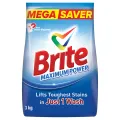 Brite Maximum Power 3kg - Detergent Washing Powder. 