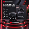 Monster MAXSTAR ST01 Wireless Gaming Earbuds | Low Latency Gaming Mode | Hi-Fi Stereo Sound | Bluetooth TWS Earphones. 