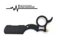 Professional Black Ring Finger Handle Razor Barber Hair Shaving Straight Cut Throat Beard Styling Finger Ring Razor For Barber Salon and Personal Use Hair Trimmer Clean-Shave Wet Shaving Razor For Men. 