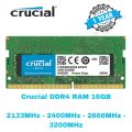 Crucial DDR4 RAM For Laptop 8GB 16GB 32GB SODIMM RAM. 