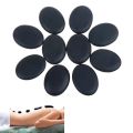 2pcs/6pcs Black Lava Natural Stone Beauty Stones Massage Spa Rock Basalt Stone. 