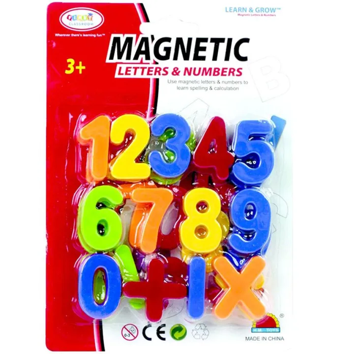 Multicolour Math Magnetic Math's Counting Letters and Numbers -- Multicolour | Daraz.pk