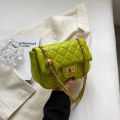 Yfashion Women Quilted Crossbody Shoulder Bag Trendy Pu Leather Solid Casual Messenger Bag. 