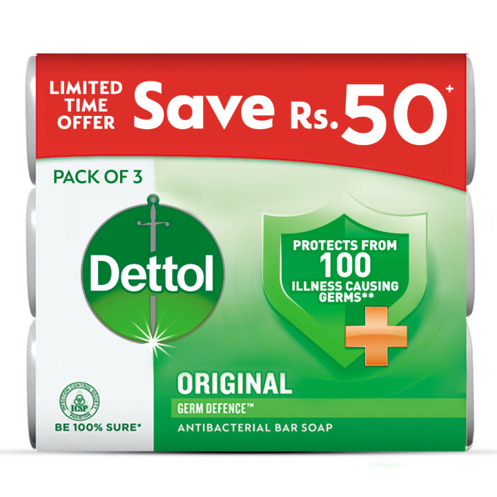 Dettol Soap Original 80gm - Pack of 3
