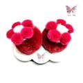 Bunny Ear Pom Pom Hair Ties, Colorful Fluffy Hair Pony, Beautiful Flowery Hair Pony, Soft Hair Ties,  , Round Shape Hair Pony, Rabbit Plush Hair Ties, Fluffy Ball Shape Hair Ties. 