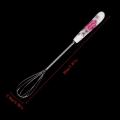 Mini Hand Whisk Stainless Steel Plastic Handle. 