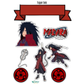 Madara Uchiha A5 Uncut Sticker sheet Poster |  Anime Naruto | Mangekyo Sharingan | Manga | Phone Mobile laptop. 