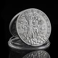 12 Constellation Aquarius Embossed Symbol Love Collectible Coin Value (01.20- 02.18). 
