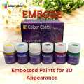 01Pcs Colour Chem Official Emboss Fabric Paints – 3D Appearance And Hence Embossed Painting for Clothes. 