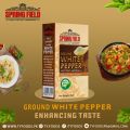 Springfield Brand White Pepper Powder~White Pepper In urdu Is Dakhni Mirch  25g. 