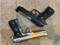 Metal+Plastic Airsoft Toy Gun - Colt 1911 (350g) & Beretta (375g) | 20-25m Shooting Range | BB Bullets Included | Fake Toy Gun for Kids & Outdoor Play. 