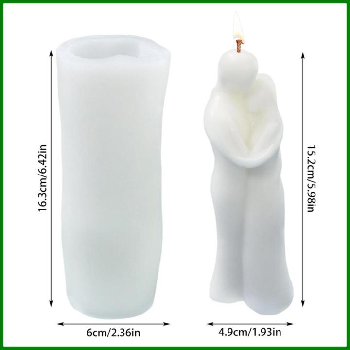 3D Abstract Human Body Candle Mold Silicone, Diy Life Series Molds For Candle Making, Aroma Soy Wax Handmade Soap Polymer Clay Plaster Epoxy Resin Moulds For Home Decor Gifts 3D DIY Silicone Candle Molds