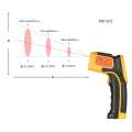 Smart Sensor Non-Contact Digital AS530 LCD Infrared Thermometer -32~550C /-26~1022F Temperature Meter IR Industrial Thermometer. 