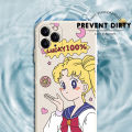 AMORVOR for Redmi Note 8 Pro Back Cover Anime Super Sailor Moon Side design Soft Case Liquid Silicone Phone Cases. 