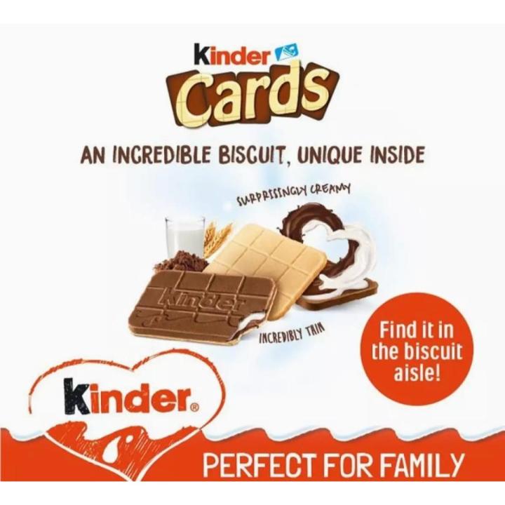 kinder cards 1 pack /original/kinder /chocolates