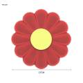 Flower Shaped Coasters for Drinks ,Silicone Mats Drinking Cup Mat Creative Pot Pan Holder Non Slip Table Placemats Cup Coasters for Bar. 