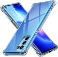 Oppo Reno 5 4G Reno 5 5G Reno 5K Find X3 Lite 5G Airbag Case Anti Shock and Anti-Scratch Resistant Clear View Transparent Silicone Back Cover. 