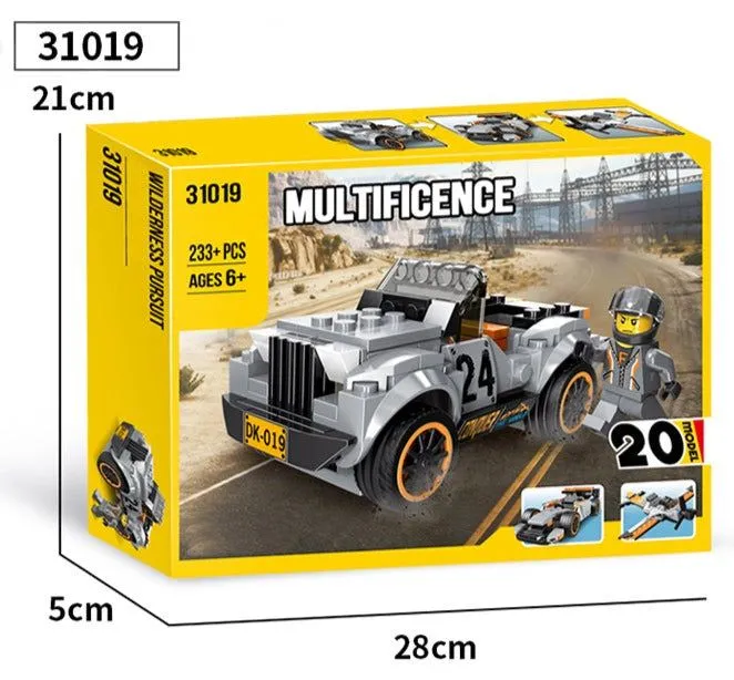 Architect%20Multificence%20Super%20Wilderness%20Pursuit%20Car%20Lego%20building%20blocks%20233+pcs%2020%20model%2031019%20-%20Image%203