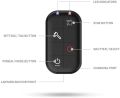 YOTTAFUN Waterproof Smart WIFI Remote Control For GoPro Hero 5/ Hero4 Black/Silver/Session/ 3+. 