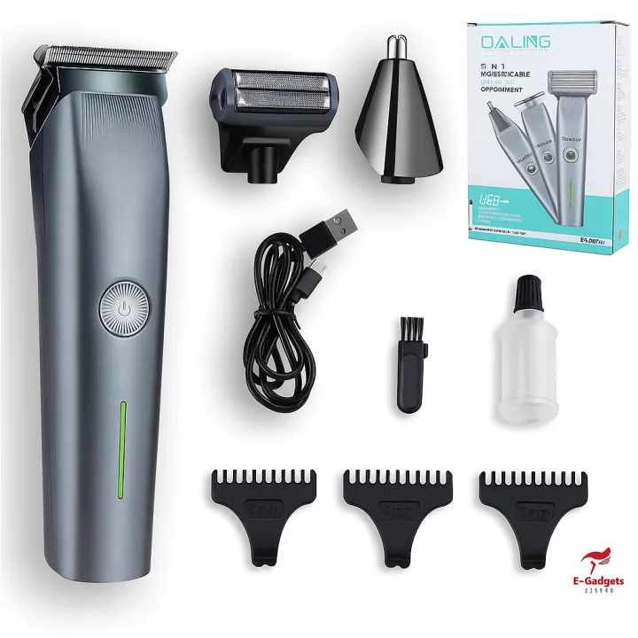 DALING%203-in-1%20Multi-Function%20Electric%20Shaver%20&%20Trimmer%20with%20Flexible%20Trimmer%20Head,%20Rechargeable,%20and%20Quick%20Charge%20-%20Men%20Grooming%20Kit%20-%20Image%205