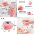 SP Dealz Silicone Bath Body Brush, Exfoliating Body Scrub Brush with Soap Dispenser, Ultra Soft Bath Sponge Shower Brush and Body Massager, Baby Shower Brush, Shampoo and Gel Dispenser. 