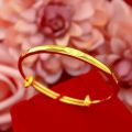 Sand gold jewelry niche design 5201314 love engraving bracelet, women stay together, meet the favorite push and pull bracelets. 