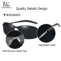 【shengxiong6525】LouisWill Men Polarized Sunglasses UV400 Eyewear AL-MG Frame Sun Glasses for Drivers, Box. 