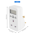Digital Meter Plug-In Socket Electric Wattmeter Energy Monitor. 