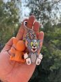New Trending Imported Quality Tom and Jerry Soft Silicone 3D Cartoon Random style Rubber Keychain Chain Keyring Bag Keyring Ornament Accessories Children's Toys Birthday Gifts for Girls Bag Hanging Accessories / Keychain. 
