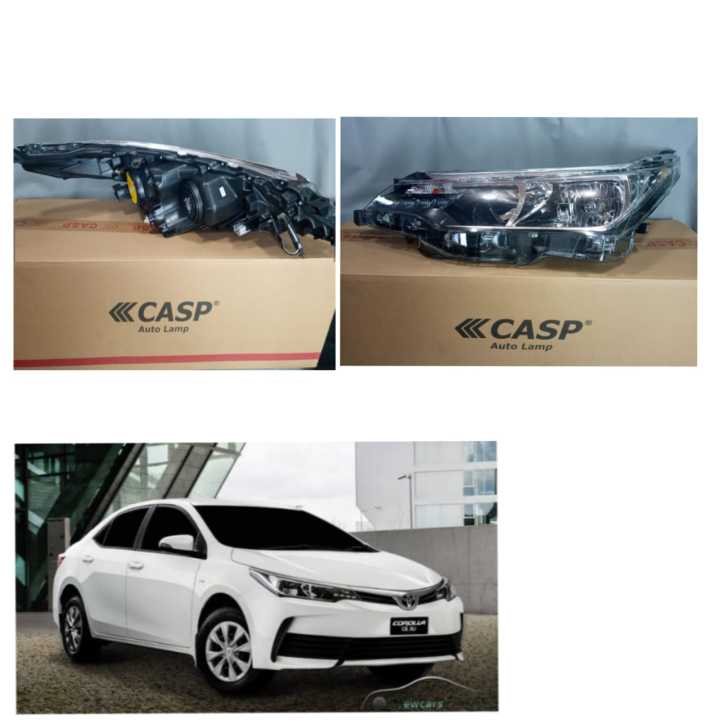 TOYOTA COROLLA XLI 2018 1.3 HEADLIGHTS 2 PCS LEFT AND RIGHT