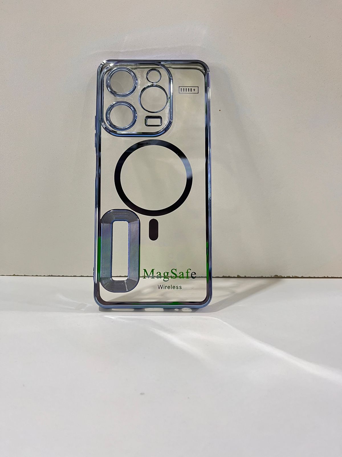 Lahore Mobile Case for Tecno Spark 10 pro Back Cover Luxury 6D Plating Soft Case Camera Lens Protection - Crome Case - MAG SAFE Case 8