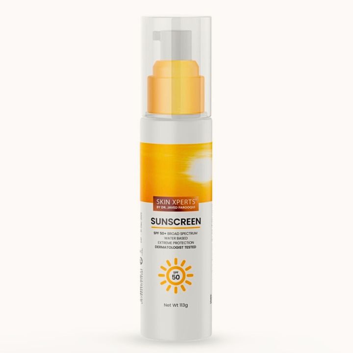 Sunscreen SPF 50+ By Dr Javed Farooqui | Sun block SPF 50+ For Oily Skin | Best Sun screen For Oily Skin | Water Proof Sun block With SPF 50 | Water Proof Sun screen By Skin Xperts | Sun Block Water Proof | Best Sun Block For Oily Skin | Sun block for ev