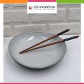 Techmanistan Random Color - Oval Dinner Bowl Ceramic Lunch Plate Soup Bowls (Chopsticks are not Included). 