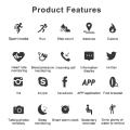 Smart Watch M3 Waterproof Smart Sports Bracelet Phone Bluetooth Fitness Smart Wristband. 