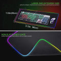 RGB Mouse pad Gaming Full Size Mousepad 800mm x 300mm x 4mm - 14 Modes Of RGB Lights. 