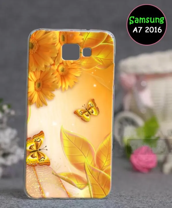 Samsung%20A7%202016%20Mobile%20Cover%20Floral%20Style%20-%20Yellow%20-%20Image%203