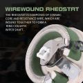 100W 100 Ohm Ceramic Wirewound Potentiometer Rotary Resistor Rheostat. 
