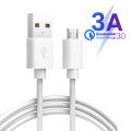 100% copper Fast Charging Data Cable For Android/Micro USB 3.0 Fast Charging + Data Cable For Samsung / HTC / Infinix / Xiaomi / Oppo / Huawei / Nokia / Lenovo / Android Phones. 
