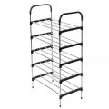 COMFORT ZOON Shoe Rack Organizer - Stainless Steel Shoe Rack Shoe Stand  Fashion Shoe Rack - Shoe Storage - 5  Tiers Heavyweight Shoe Stand hoe Rack Multifunctional Book Rack Accessories Rack for Home and Office Durable Non Breakable Shoe Organizer. 