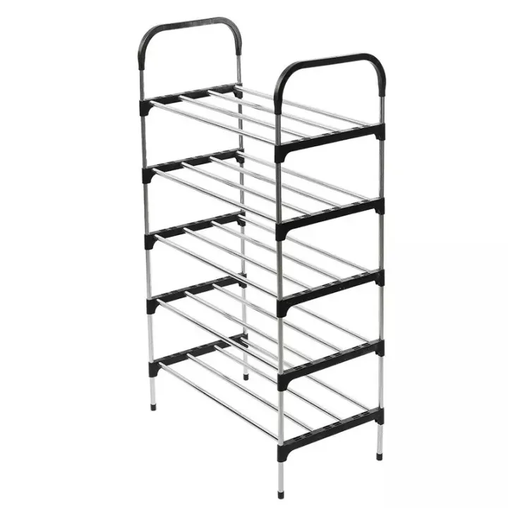 COMFORT%20ZOON%20Shoe%20Rack%20Organizer%20-%20Stainless%20Steel%20Shoe%20Rack%20Shoe%20Stand%20%20Fashion%20Shoe%20Rack%20-%20Shoe%20Storage%20-%205%20%20Tiers%20Heavyweight%20Shoe%20Stand%20hoe%20Rack%20Multifunctional%20Book%20Rack%20Accessories%20Rack%20for%20Home%20and%20Office%20Durable%20Non%20Breakable%20Shoe%20Organizer%20-%20Image%203