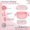 Portable Silicone Wax Warmer 400ML Foldable Wax Heater Hair Removal Wax Machine SPA Body Epilator Paraffin Wax Pot for Travel. 
