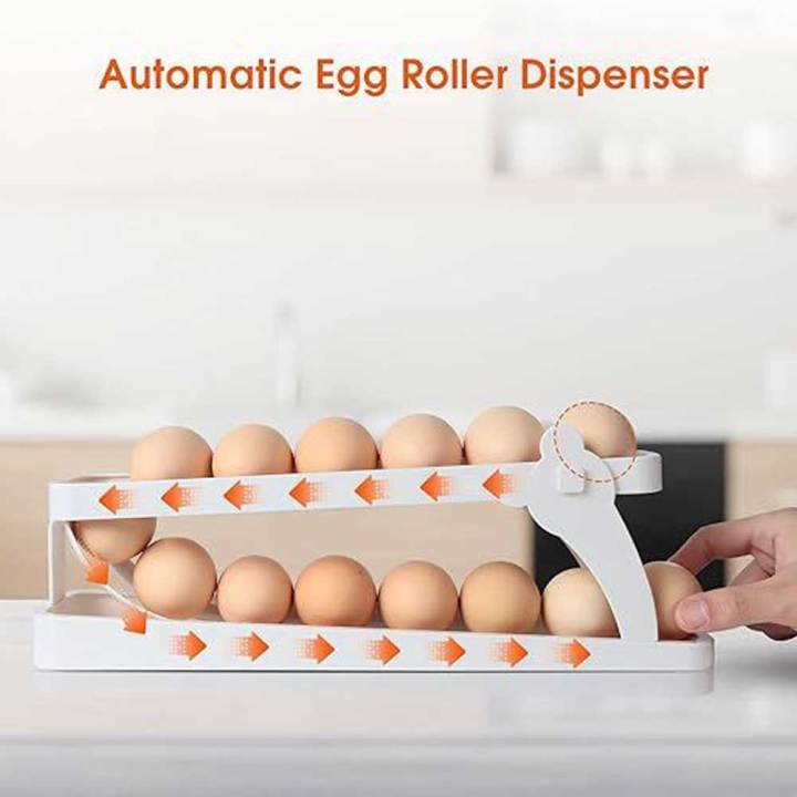 2-Tier%20Egg%20Dispenser%20Egg%20Holder%20for%20Fridge,%20Egg%20Dispenser,%20Automatic%20Rolling%20Egg%20Container,%20Space%20Saving%20Egg%20Tray%20for%20Refrigerator,%20Egg%20Holder,%20Refrigerator,%20Rolldown%20Egg%20Dispenser%20Auto%20Rolling%20Egg%20Holder%20Storage%20Rack%20-%20Image%204