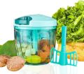 Big Long Crank Chop Food Chopper And Processor Deluxe With Japanese Blades. 