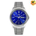Original Casio - MTP-1239D-2ADF - Stainless Steel Wrist Watch for Men. 
