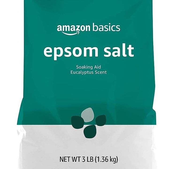 Amazon Basics Epsom Salt Soaking Aid, Eucalyptus Scented, 500 grams(Previously Solimo)