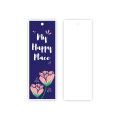 Blue Cute Aesthetic Floral Bookmarks | Waterproof Bookmarks | Cute Bookmarks. 
