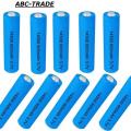 4 x LC 14500 1200mAh Battery 3.7 V Blue Rechargeable Powerful Battery AA. 