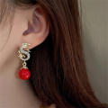 Chinese Vintage Dragon Dangle Earrings for Women New Year Dragon Animal Totem Earring Girls Party Personality Jewelry Gift. 