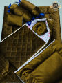 The Royal Bedding Baby Nest /Baby Wrapper/New Born Baby Velvet Set 7 Pcs. 