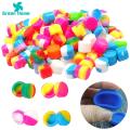 Elastic Silicone Storage Container Multi-use Silicone Storage Jars Non-stick Microwave Freezer Safe 50/20/10 Pcs Silicone Storage Containers. 